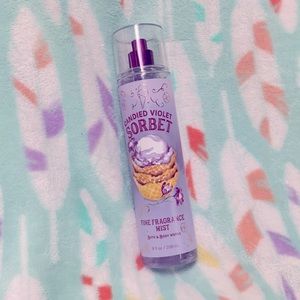 Bath & body works candied violet sorbet fine body mist with lid